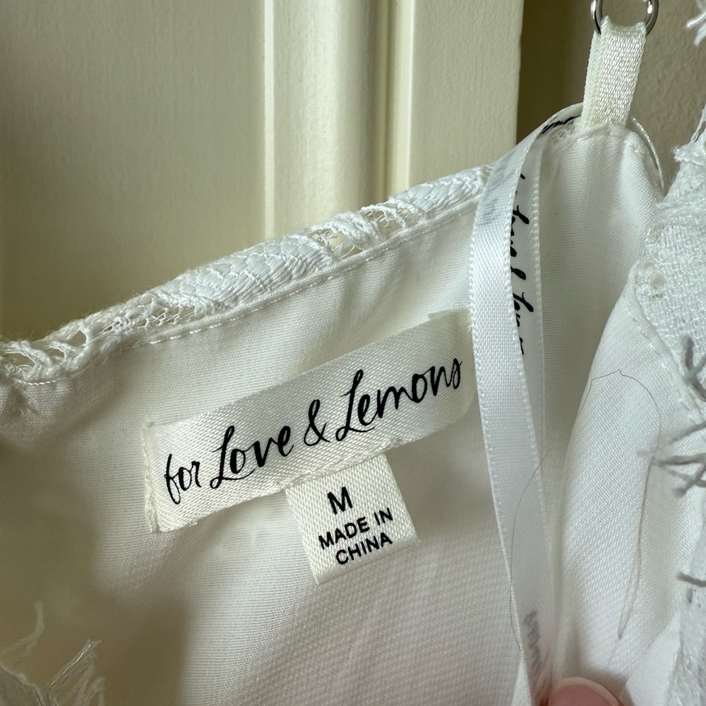 For Love And Lemons Samira Mini Dress Size M - Picture 4 of 9